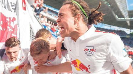 Stürmerhoffnung und Publikumsliebling. Der Däne Yussuf Poulsen ist einer der vielen jungen hochtalentierten Spieler in Leipzigs Kader. 