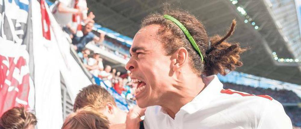 Stürmerhoffnung und Publikumsliebling. Der Däne Yussuf Poulsen ist einer der vielen jungen hochtalentierten Spieler in Leipzigs Kader.