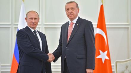 Wladimir Putin und Recep Tayyip Erdogan auf einem Archivbild von 2013.