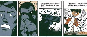 Schuss, Gegenschuss: Eine Szene aus dem besprochenen Album.