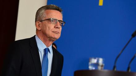 Bundesinnenminister Thomas de Maizière (CDU).