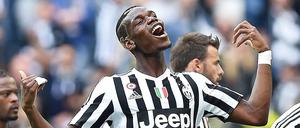 Paul Pogba, hier noch im Trikot von Juventus Turin, ist der teuerste Transfer aller Zeiten.