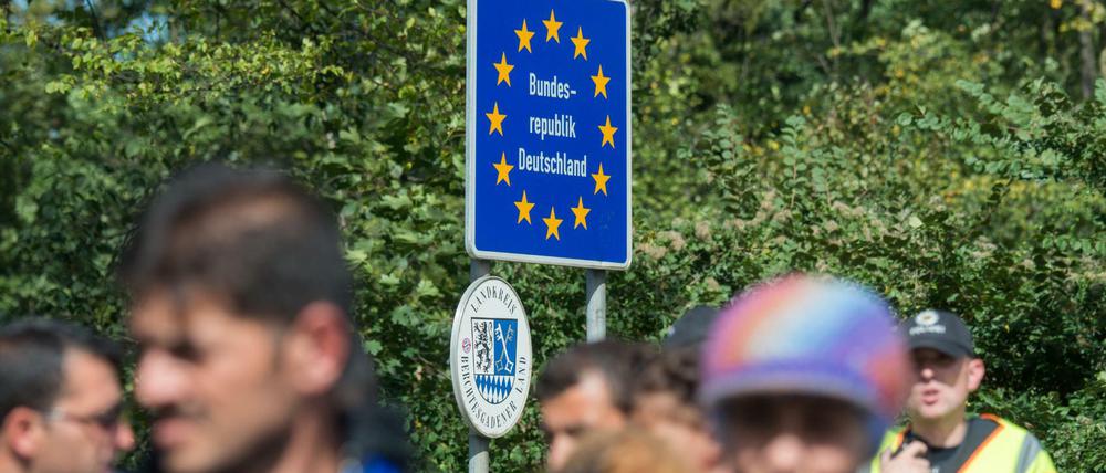 Besonders an der deutsch-österreichischen Grenze wurden viele Menschen abgewiesen.
