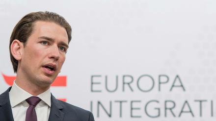 Österreichs Außenminister Sebastian Kurz. 