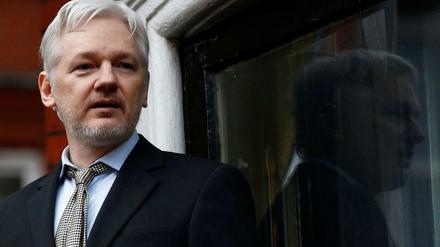 Julian Assange - hier im Februar - lebt seit vier Jahren in der Botschaft.