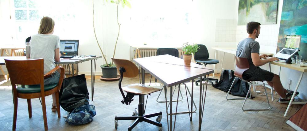 Blick ins Agora Collective. Seit 2011 arbeiten hier Programmierer, Künstler und Kreative unter einem Dach.