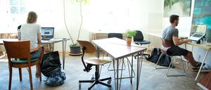 Blick ins Agora Collective. Seit 2011 arbeiten hier Programmierer, Künstler und Kreative unter einem Dach. 