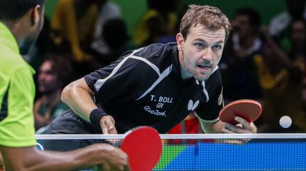 Timo Boll fand gegen Aruna Quadri aus Nigeria nie seinen Rhythmus.