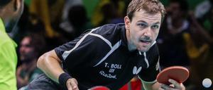 Timo Boll fand gegen Aruna Quadri aus Nigeria nie seinen Rhythmus.