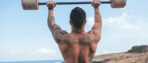 Leben ist Training. Und der Strand von Rio ist nicht nur zum Baden und Flanieren da.