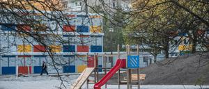 Die bunte Anlage an der Groscurthstraße besteht aus 578 Containern und wird von der Arbeiterwohlfahrt betrieben. 