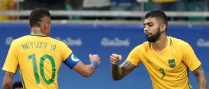 Kurve gekriegt: Nach zwei eher schwachen Auftritten ist der Knoten bei Neymar (r.) und Co. geplatzt.