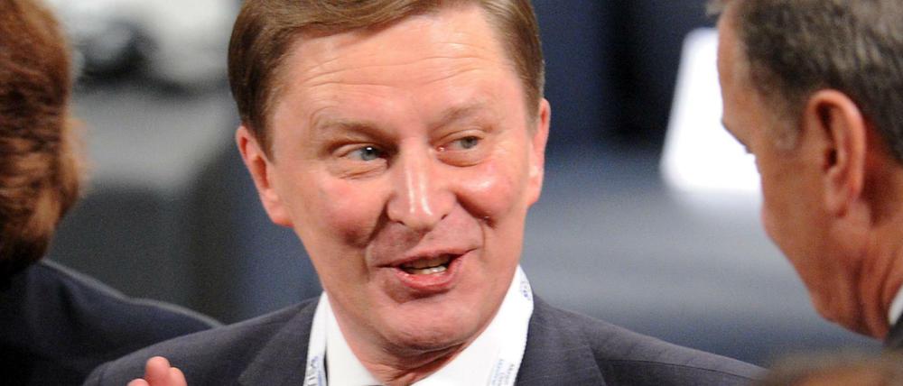 Der russische Vize-Premierminister Sergej Iwanow ist ein langjähriger Vertrauter Putins.