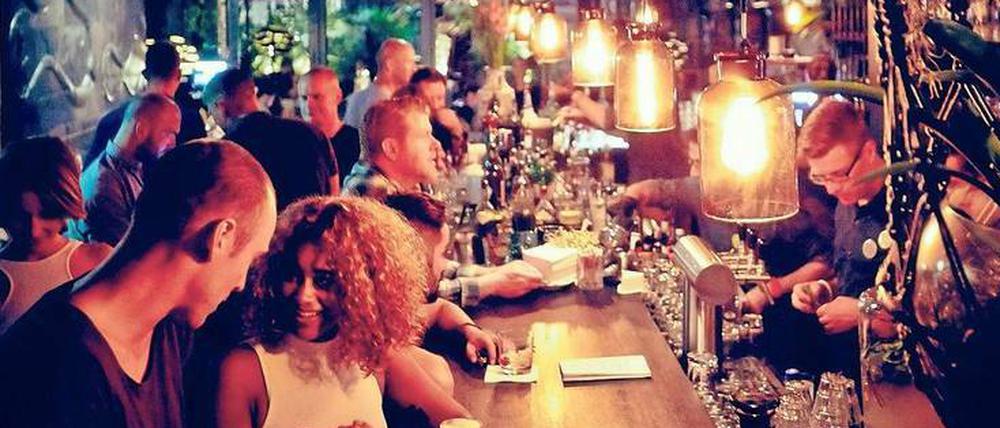Die Internationale. Blick auf den alten Westen aus der Monkey Bar. 