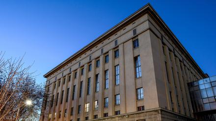Der verlassene Eingangsbereich zum Club Berghain. 