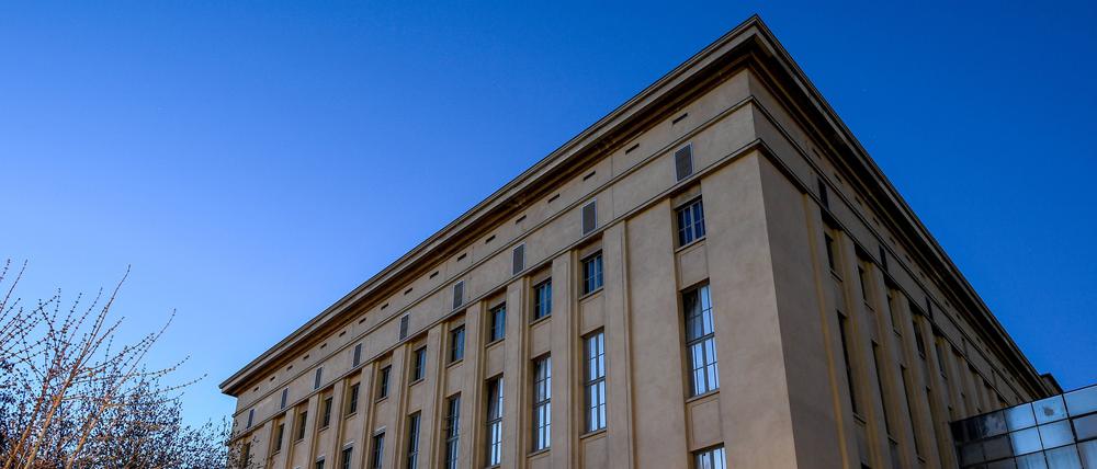 Der verlassene Eingangsbereich zum Club Berghain.