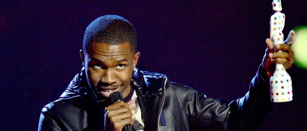 Der kalifornische Musiker Frank Ocean 2013 bei den Brit Awards