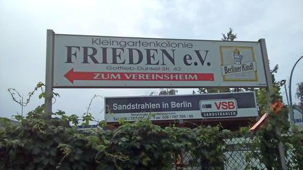 Die Kleingartenkolonie Frieden wollte keine Migranten mehr aufnehmen.