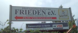 Die Kleingartenkolonie Frieden wollte keine Migranten mehr aufnehmen.