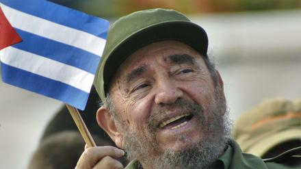 Der „Comandante“ mit sozialistischem Winkelement.