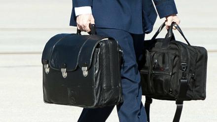 Am Mann: Technik und Codes, um Atomwaffen auszulösen, sind immer in der Nähe des US-Präsidenten.