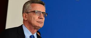 Deutschlands Innenminister Thomas de Maiziere. 