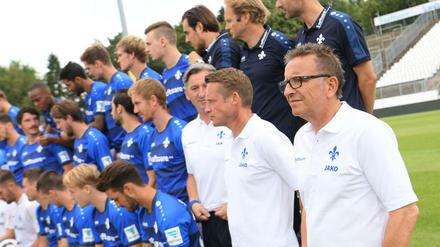 Norbert Meier und sein Team. Noch ausbaufähig.