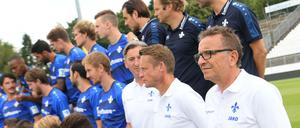 Norbert Meier und sein Team. Noch ausbaufähig.