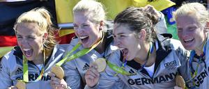 Im Goldrausch: Lisa Schmidla, Julia Lier, Carina Baer, Annekatrin Thiele