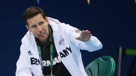 Der Bundestrainer der Schwimmer, Henning Lambertz, in Rio.