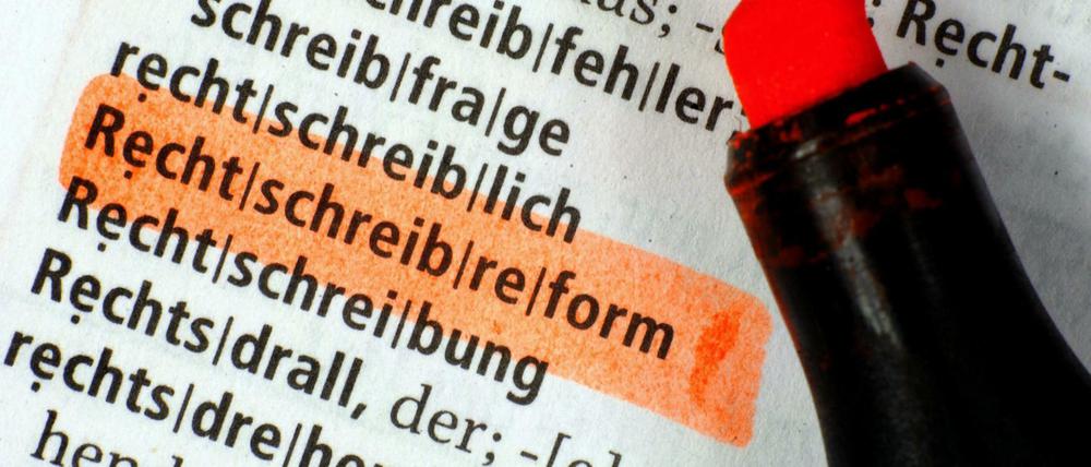 Seit 20 Jahren gibt es jetzt die Rechtschreibreform.