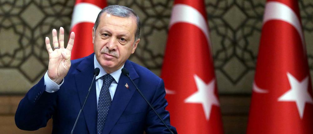 Umstritten: der türkische Staatspräsident Erdogan.