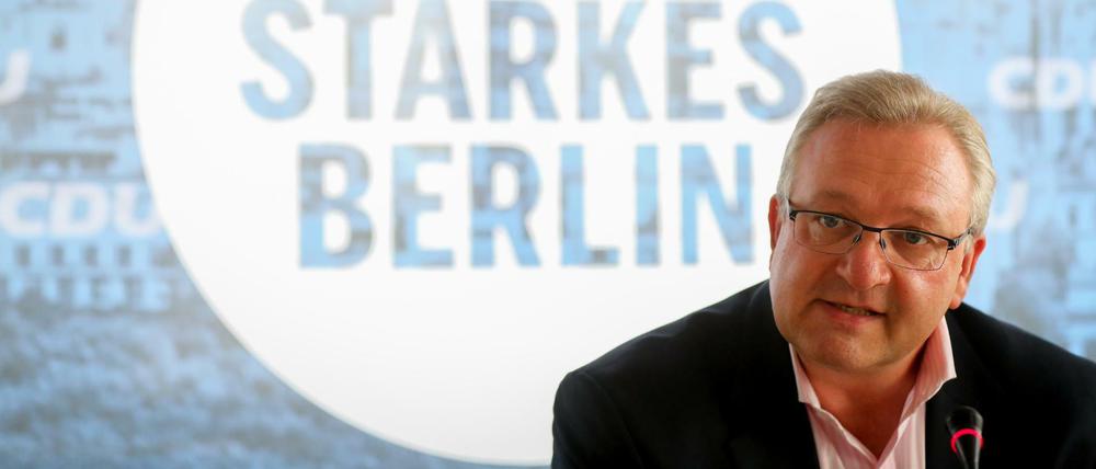 Frank Henkel, Innensenator und Spitzenkandidat der Berliner CDU.