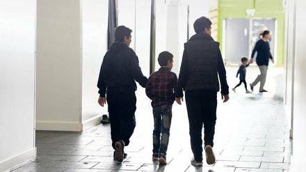Flüchtlinge in Berlin haben in Notunterkünften so gut wie keine Privatsphäre. 