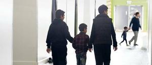 Flüchtlinge in Berlin haben in Notunterkünften so gut wie keine Privatsphäre. 