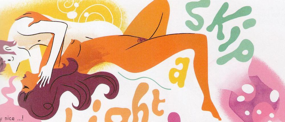 Das Lettering bittet zum Tanz, den Rest vervollständigt der Leser: Eine Seite aus dem besprochenen Buch.