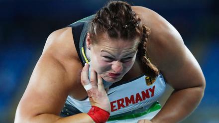 Christina Schwanitz will den Wettkampf schnell vergessen.