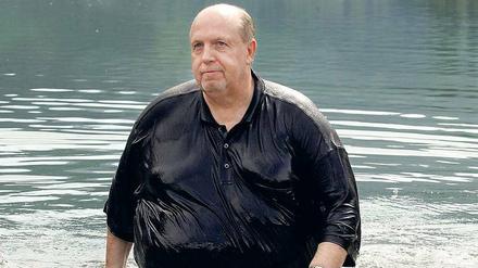 Er ist wieder da. Calmund, hier bei einem Werbedreh, redet als Berater mit. 