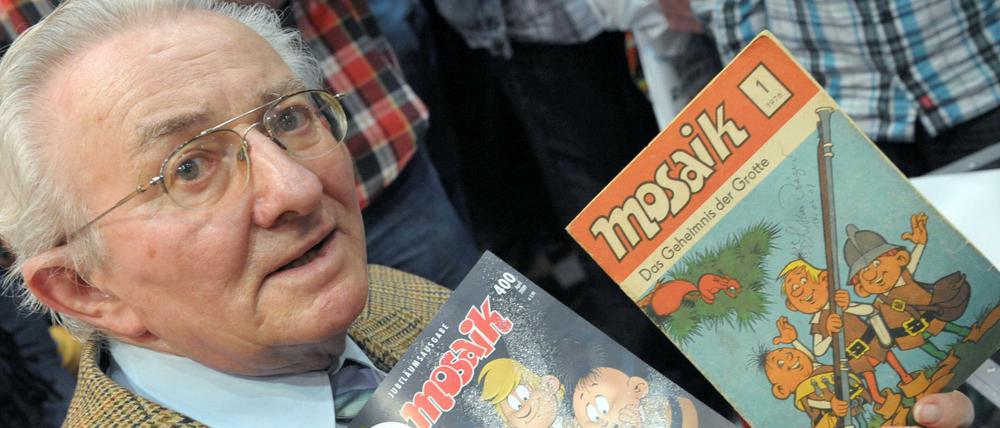 Der Comicautor und geistige Vater der Abrafaxe, Lothar Dräger.