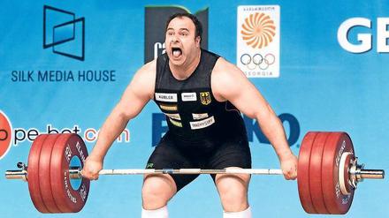 Fühlt sich um manche Medaille betrogen. Almir Velagic aus Leimen startet heute in der Gewichtsklasse über 105 Kilo. 