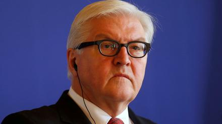 Frank-Walter Steinmeier, Bundesaußenminister.