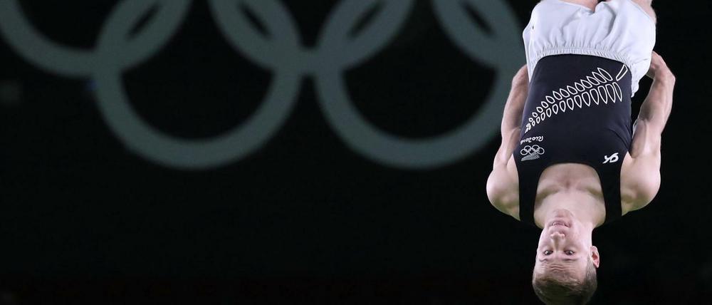 Total faszinierend - aber Trampolin ist selten im Olympia-Bild von ARD und ZDF