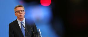 Bundesinnenminister Thomas de Maizière (CDU). 
