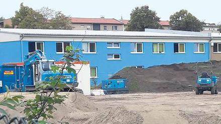Großsiedlung. An der Haarlemer Straße in Neukölln wird wieder gebaut.