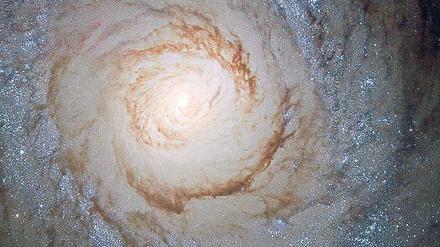 Sternenstrudel. Die Galaxie Messier 94 im Sternbild Jagdhunde, aufgenommen vom Weltraumteleskop "Hubble".