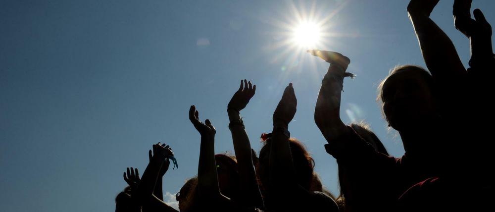 Im verganenen Jahr jubelte das Publikum beim Lollapalooza-Festival auf dem Gelände des ehemaligen Flughafens Tempelhof.