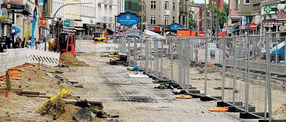 Durchgeplant. Es ist ein schmaler Grad zwischen Verschönerung und Veränderung in der Karl-Marx-Straße.