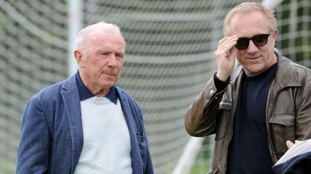 Der Kunstsammler und Unternehmer François Pinault (links) mit seinem Sohn François-Henri Pinault, der mittlerweile seine Geschäfte führt.
