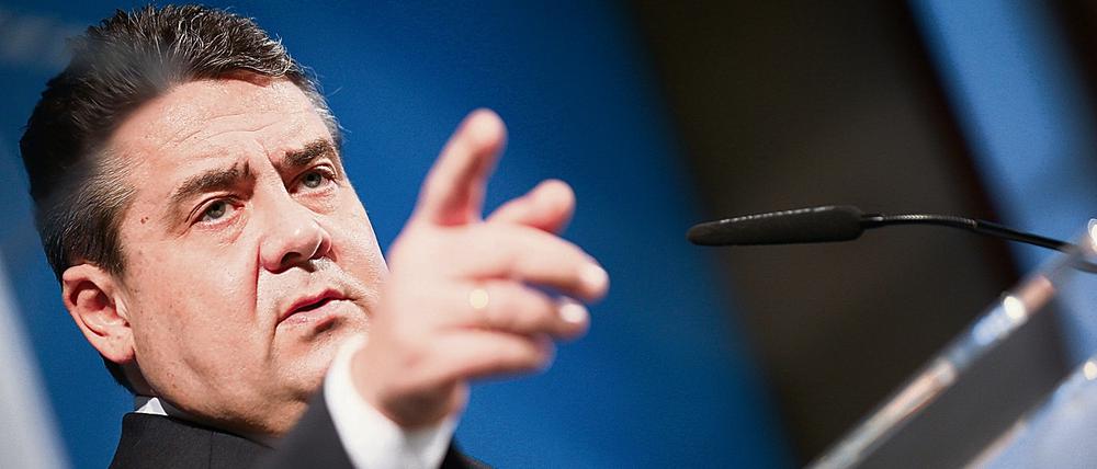 Bundeswirtschaftsminister Sigmar Gabriel. 