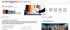 Prognosen, Programme, Projekte. Unsere Wahlseite bietet noch mehr. 